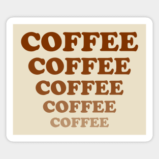 Coffee Coffee Coffee Sticker